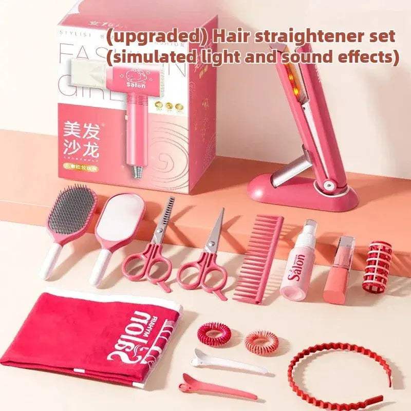 Girls Beauty Salon Set Complete Hairdresser Kit With Accessories - ToylandEU