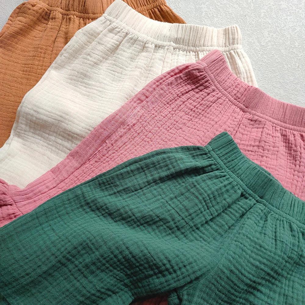  Girls Cotton Ruffle Loose Pants Elastic Waist Premium -  ToylandEU™