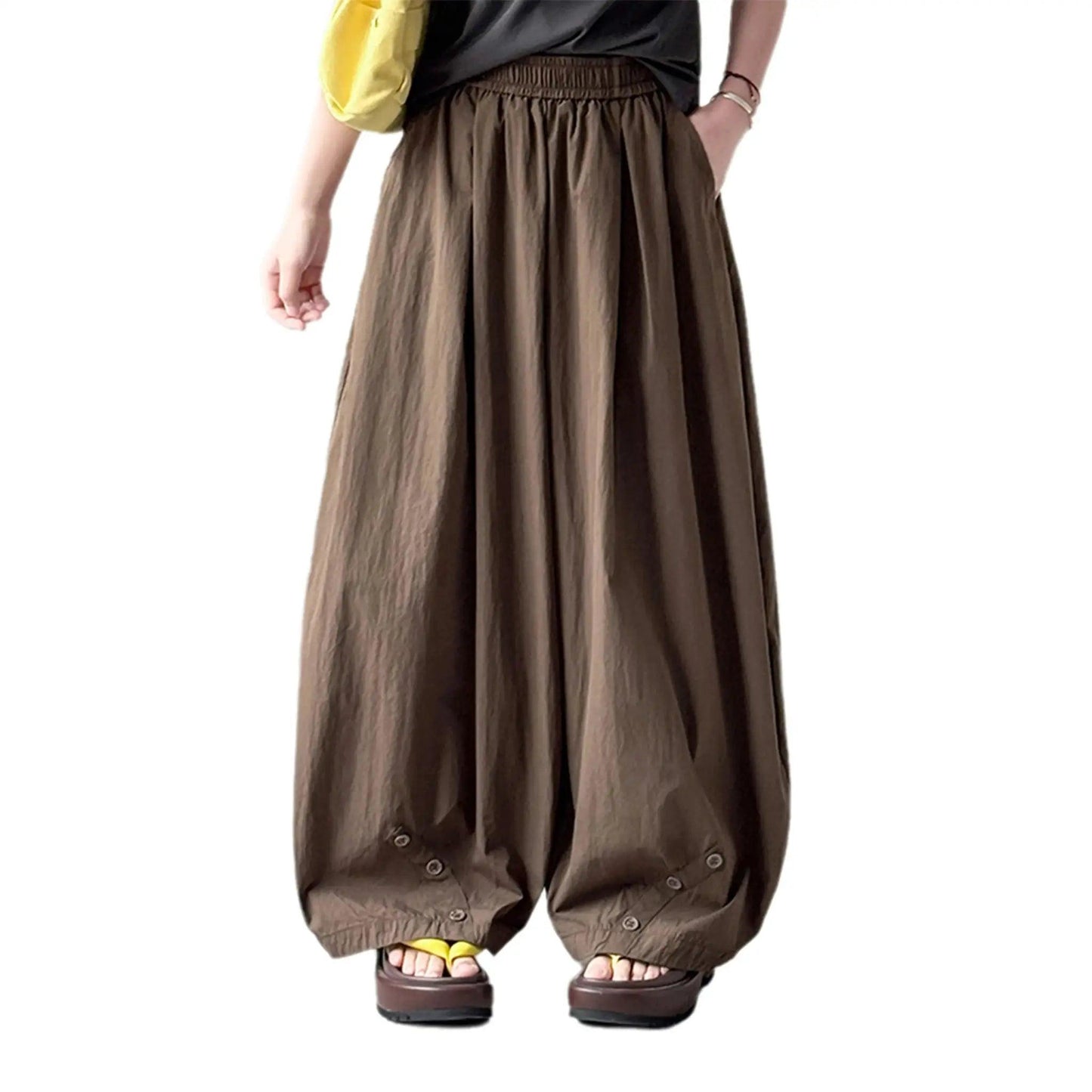  Girls Elastic Waist Wide Leg Pants Korean Style Comfort -  ToylandEU™