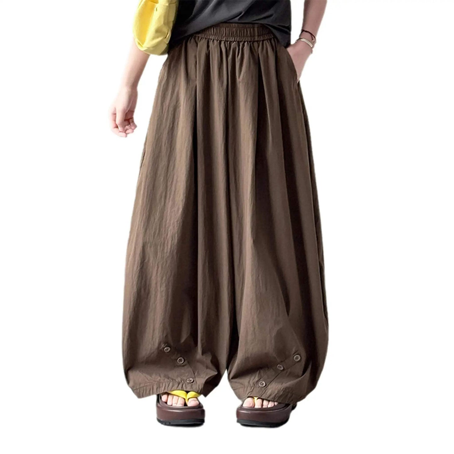  Girls Elastic Waist Wide Leg Pants Korean Style Comfort -  ToylandEU™