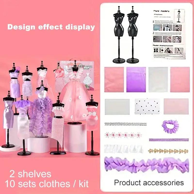  Girls Fashion Designer Kit DIY Paste Art Creative Gift -  ToylandEU™