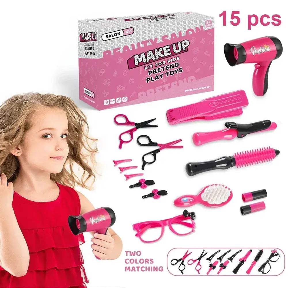 Girls Hairdresser Kit With Accessories And Apron For Creative Play - ToylandEU