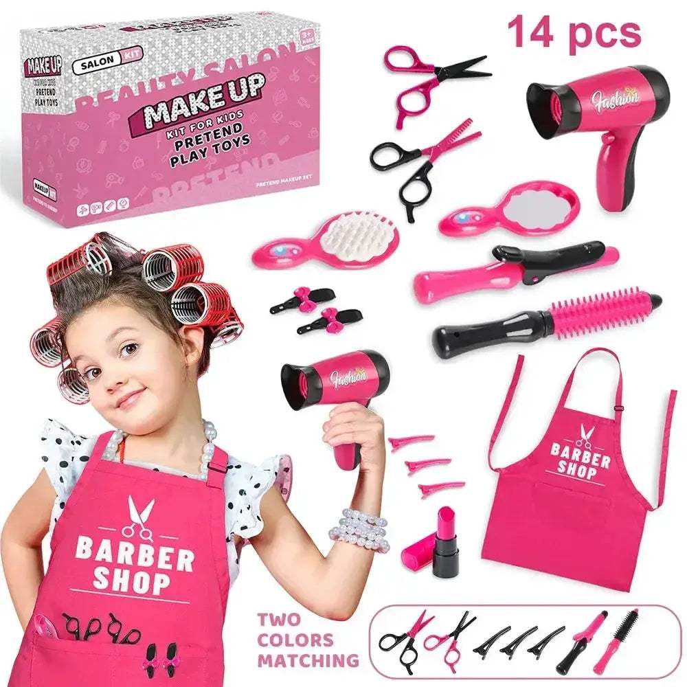 Girls Hairdresser Kit With Accessories And Apron For Creative Play - ToylandEU