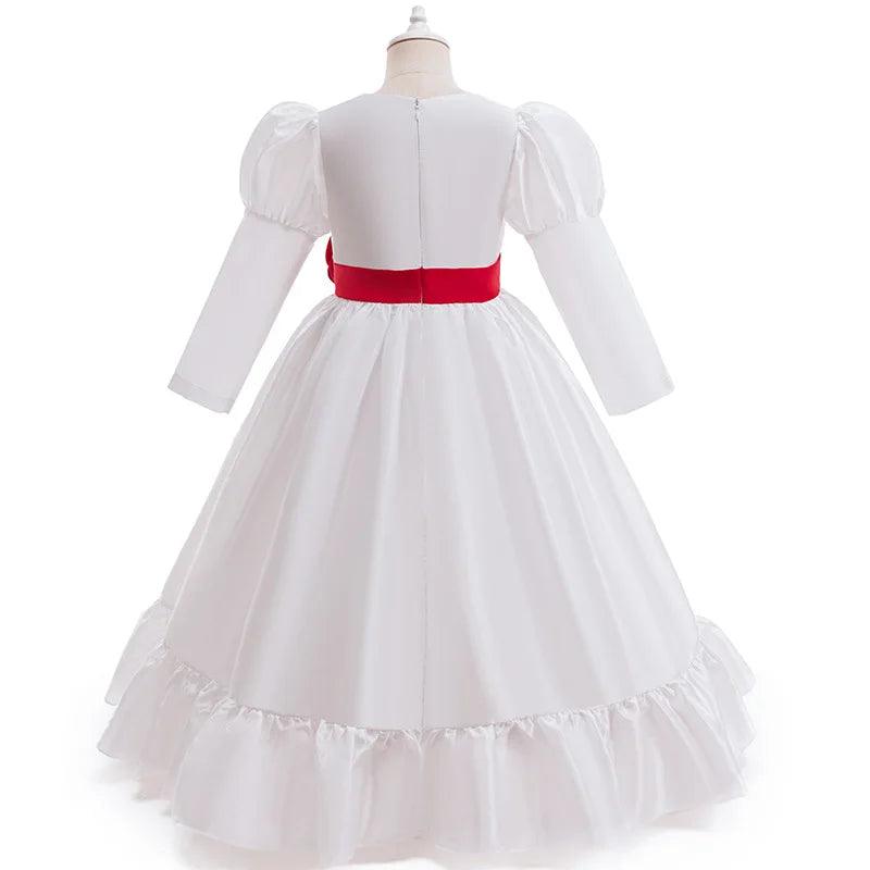 Girls Halloween Costume | Annabelle White Dress | Toylandeu™