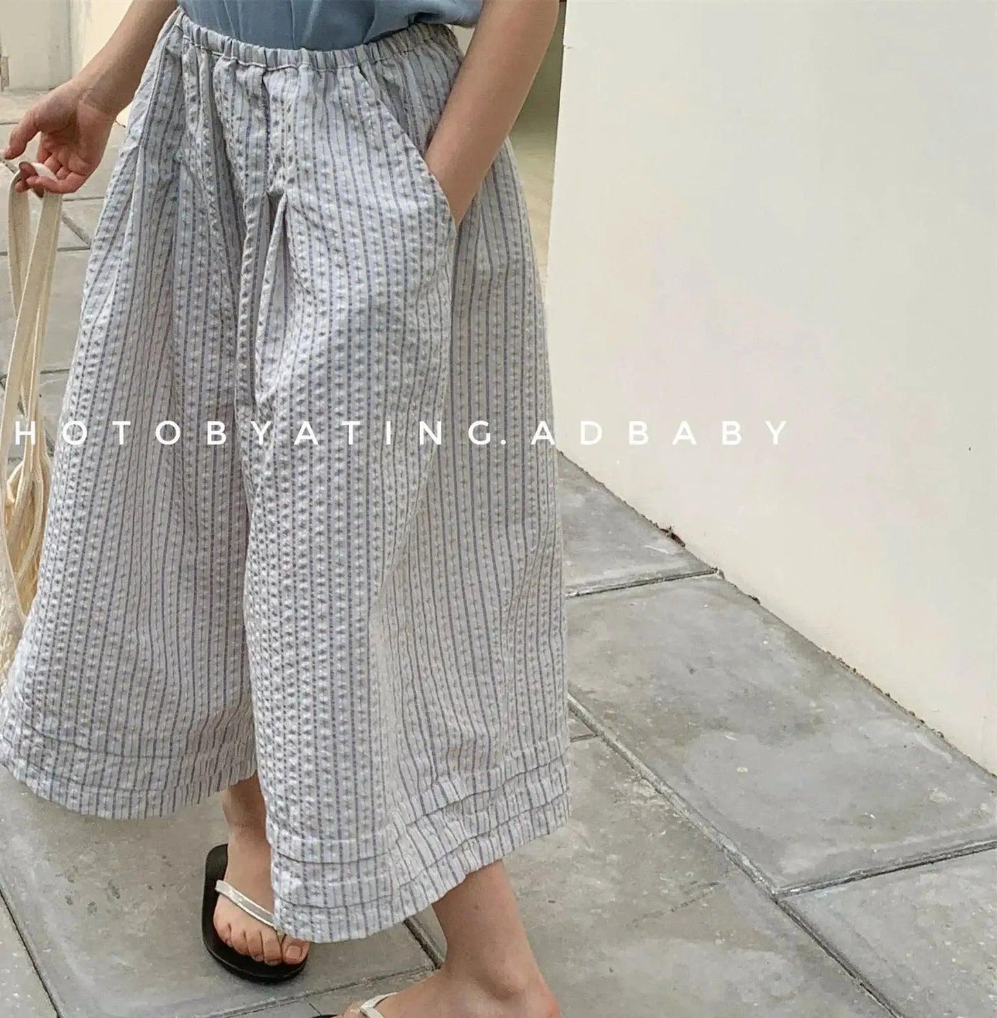  Girls Mosquito Proof Capri Pants Breathable Linen Cotton -  ToylandEU™