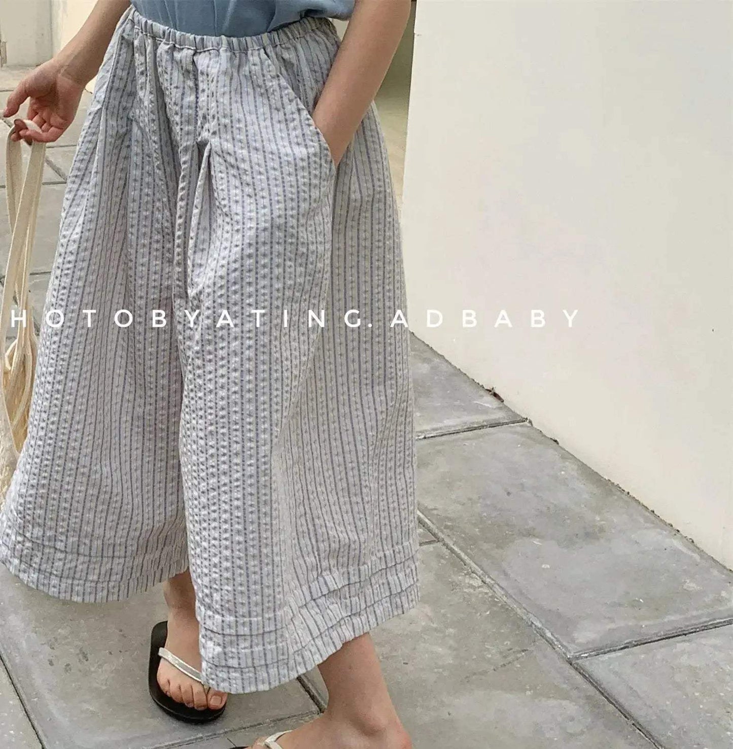  Girls Mosquito Proof Capri Pants Breathable Linen Cotton -  ToylandEU™