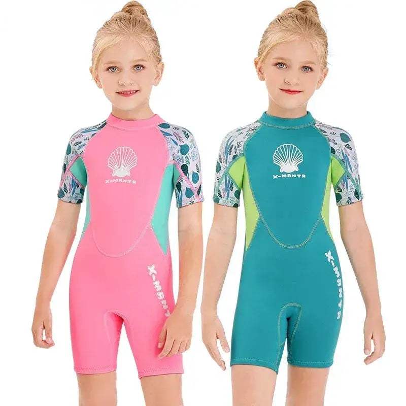 Girls Neoprene Wetsuit 2.5mm Full Body Swimwear For Water Sports - ToylandEU