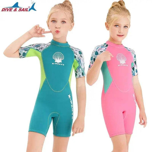  Girls Neoprene Wetsuit Full Swimwear True Size -  ToylandEU™