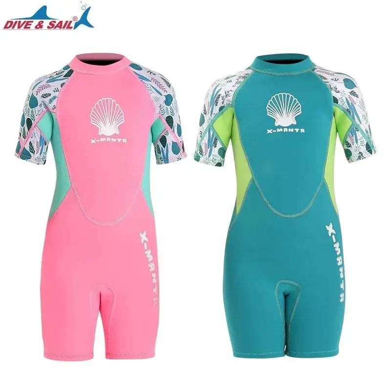 Girls Neoprene Wetsuit 2.5mm Full Body Swimwear For Water Sports - ToylandEU