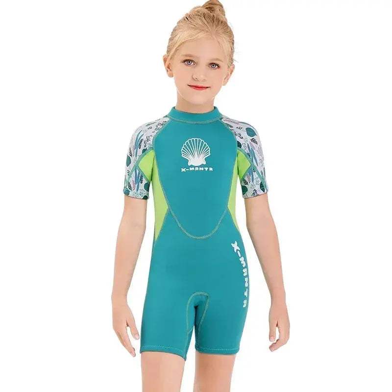 Girls Neoprene Wetsuit 2.5mm Full Body Swimwear For Water Sports - ToylandEU