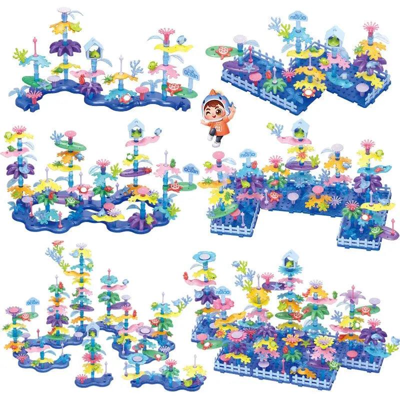  Girls Ocean Coral Building Blocks Creative CE Certified -  ToylandEU™