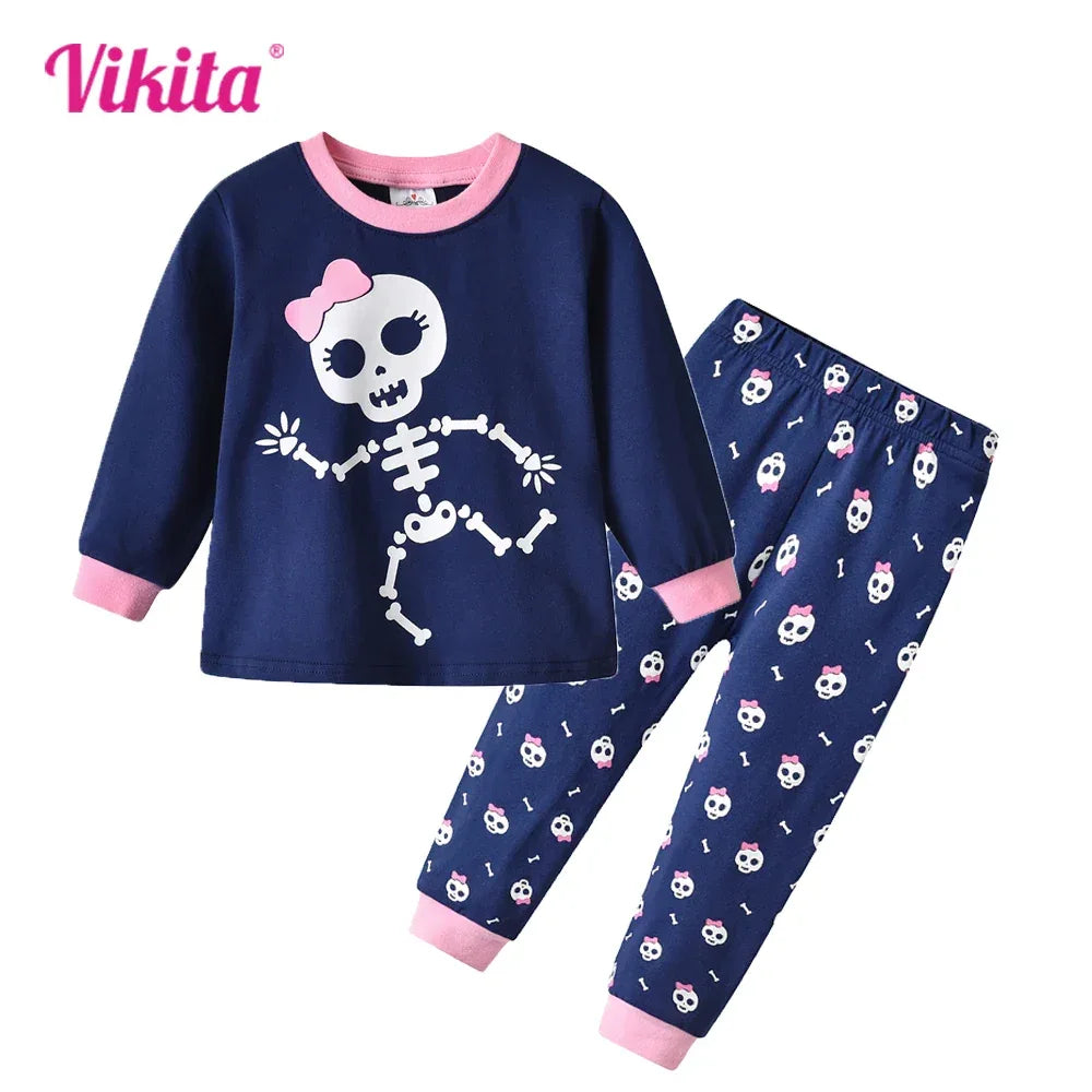 Girls Pajama Sets Halloween Sleepwear Cotton For Winter - ToylandEU