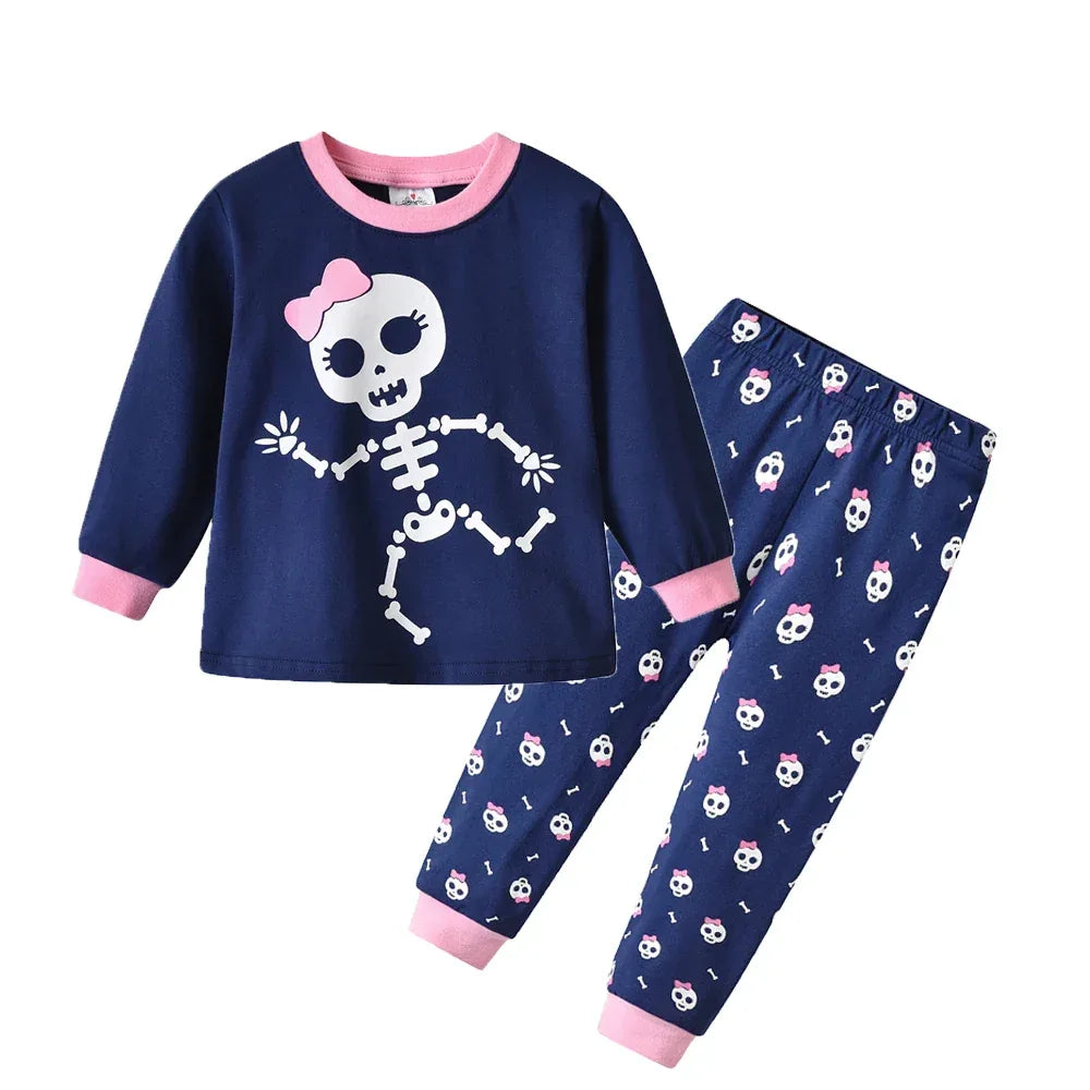 Girls Pajama Sets Halloween Sleepwear Cotton For Winter - ToylandEU