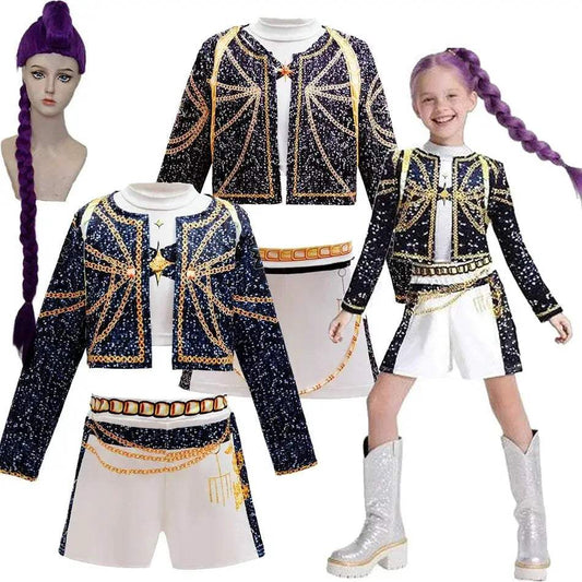 Girls Premium Cosplay Costume Set for Stage Performances - ToylandEU