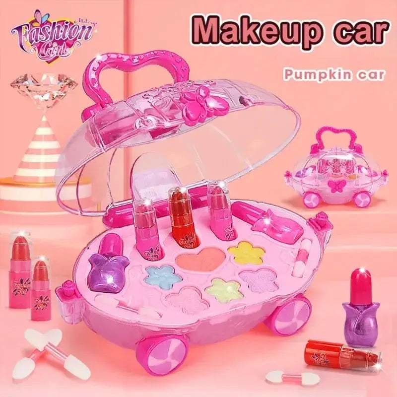 Girls Princess Cosmetic Box Trolley Case For Pretend Play - ToylandEU
