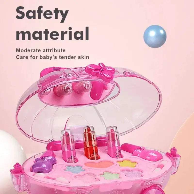 Girls Princess Cosmetic Box Trolley Case For Pretend Play - ToylandEU