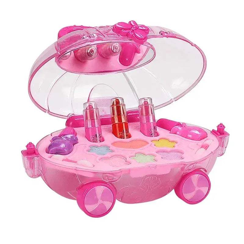 Girls Princess Cosmetic Box Trolley Case For Pretend Play - ToylandEU