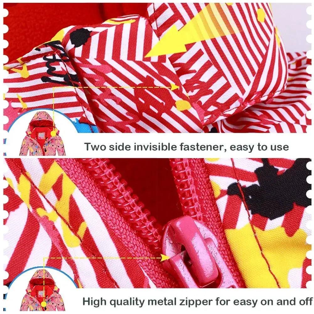  Girls Ski Jacket Snow Bibs AntiPilling Waterproof Warm -  ToylandEU™