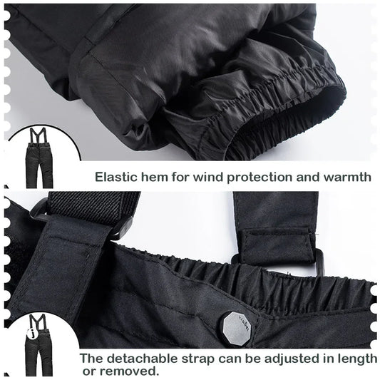 Girls Ski Jacket Snow Bibs Set Waterproof Warm Windproof - ToylandEU