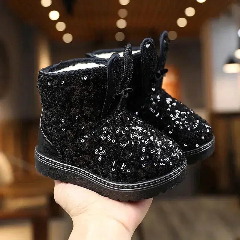  Girls Snow Boots Waterproof Warm Furry Ankle Boots -  ToylandEU™