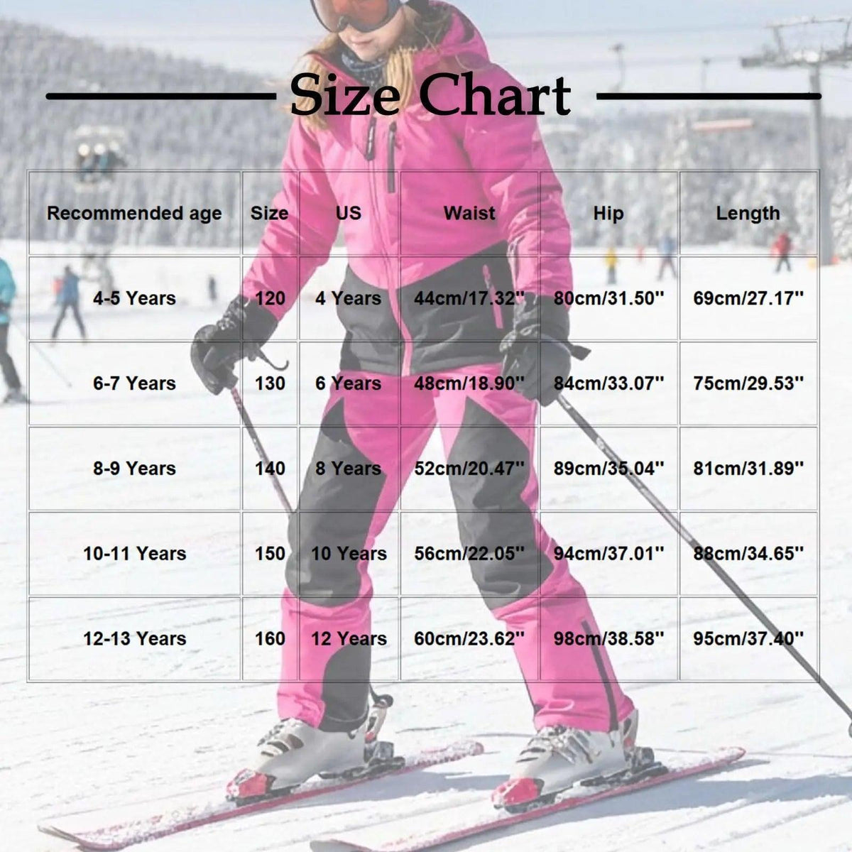 Girls Snow Pants | Waterproof Insulated | Toylandeu™