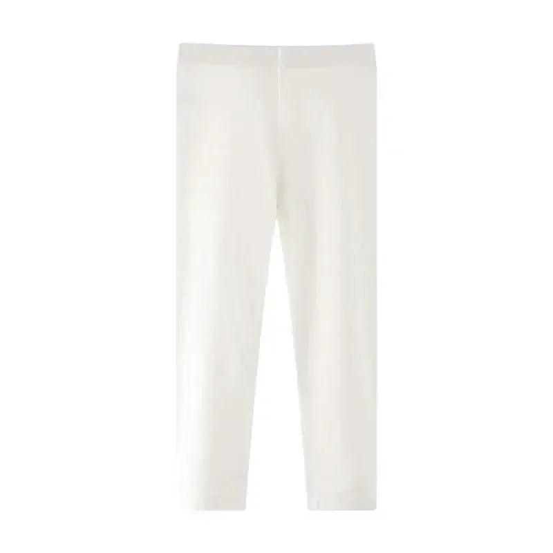  Girls Solid Color Cotton Leggings Waist Slim Fit 4-6Y -  ToylandEU™