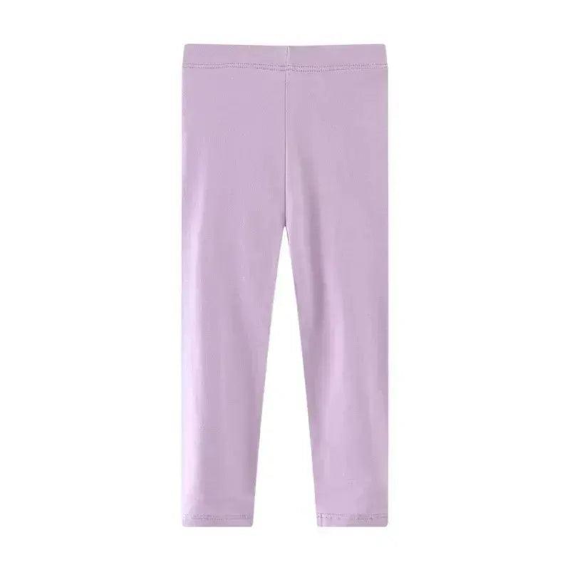  Girls Solid Color Cotton Leggings Waist Slim Fit 4-6Y -  ToylandEU™