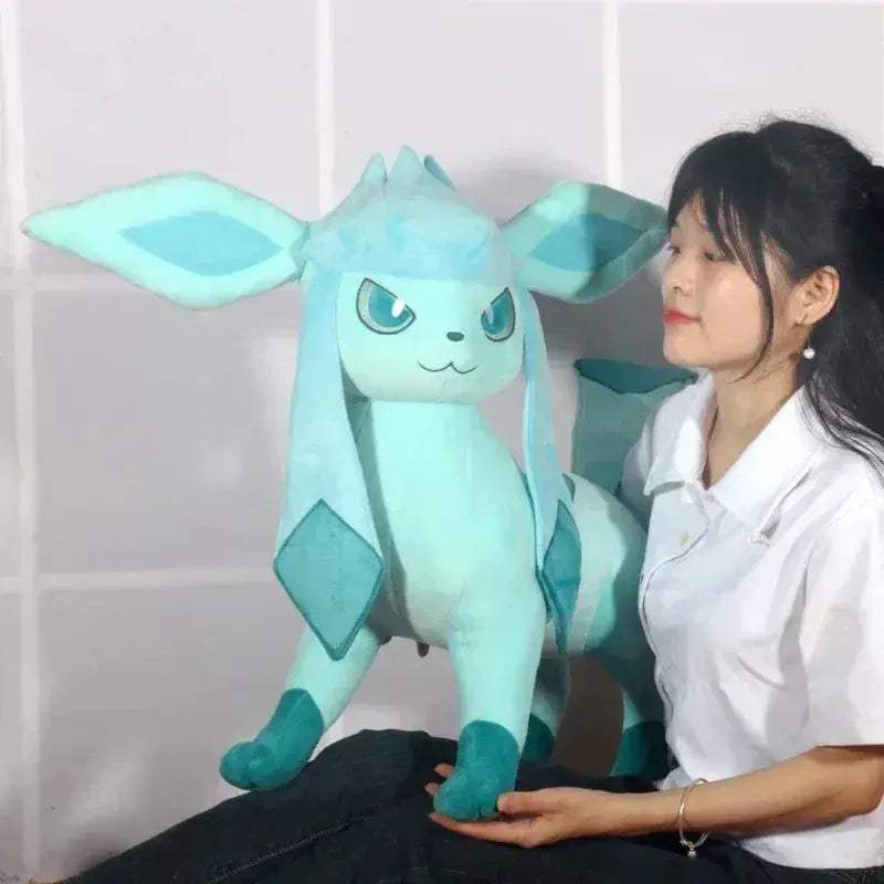 Glaceon Pokemon Plush Oversized Soft Bolster Pillow - ToylandEU