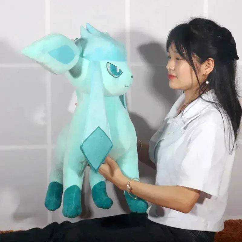 Glaceon Pokemon Plush Oversized Soft Bolster Pillow - ToylandEU