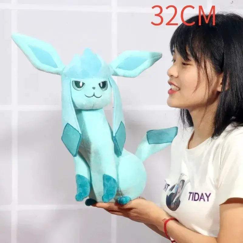 Glaceon Pokemon Plush Oversized Soft Bolster Pillow - ToylandEU