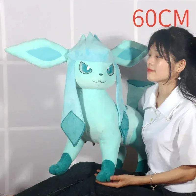 Glaceon Pokemon Plush Oversized Soft Bolster Pillow - ToylandEU