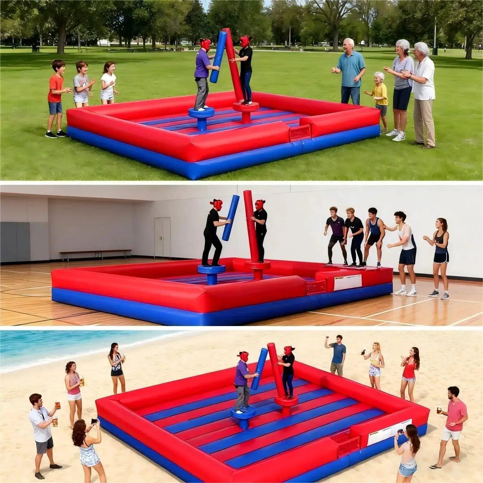  Inflatable Gladiator Joust Arena 13x13Ft Outdoor Elite -  ToylandEU™