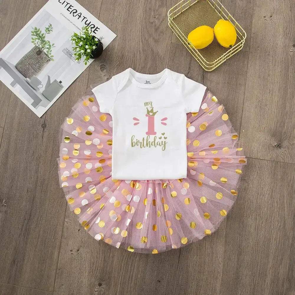  Glam 0-12M Birthday Dress Set Tutu Toyland EU -  ToylandEU™