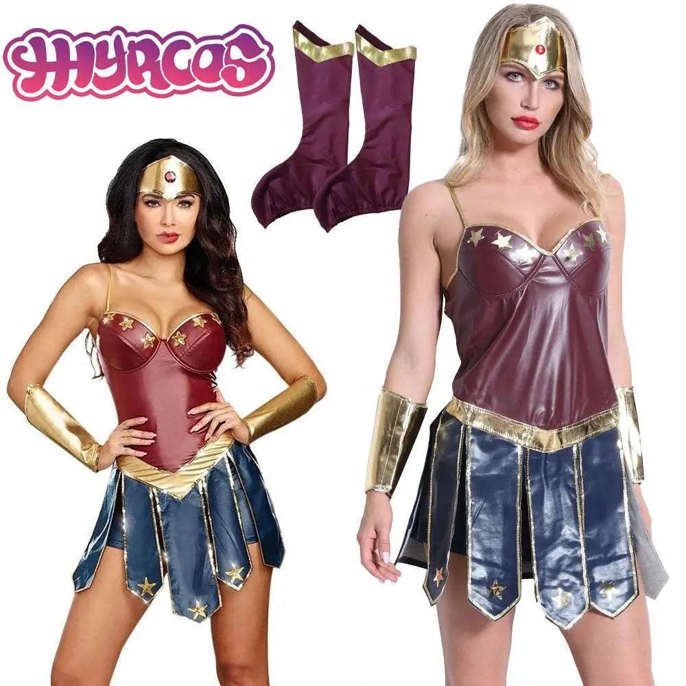  Glam Cosplay Leather Skirt Diana Prince Toyland EU -  ToylandEU™