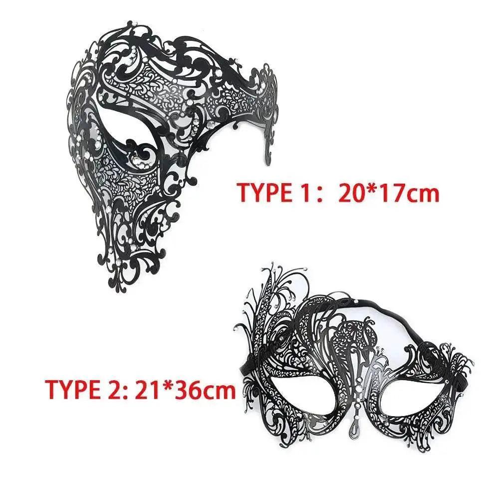  Glam Masquerade Mask Metal Skull Rhinestones Toyland EU -  ToylandEU™