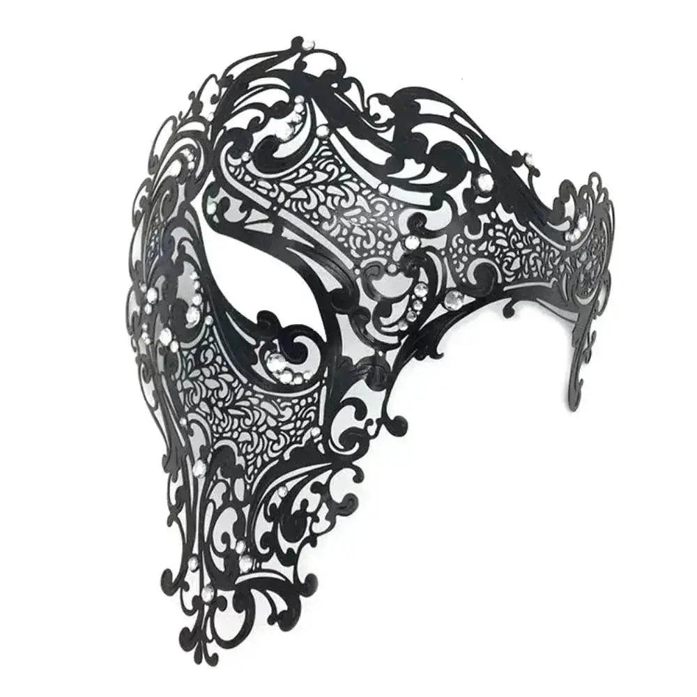  Glam Masquerade Mask Metal Skull Rhinestones Toyland EU -  ToylandEU™