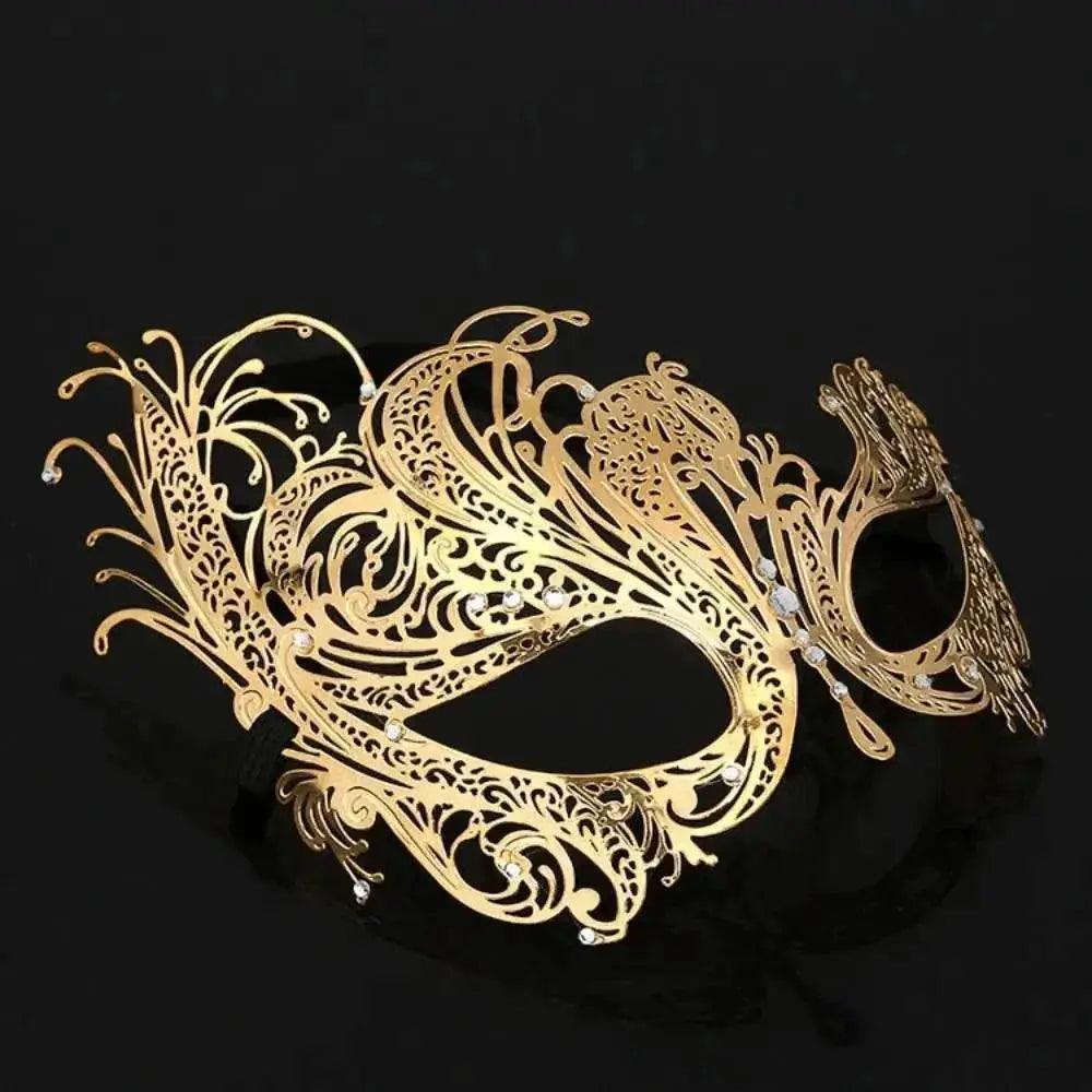  Glam Masquerade Mask Metal Skull Rhinestones Toyland EU -  ToylandEU™