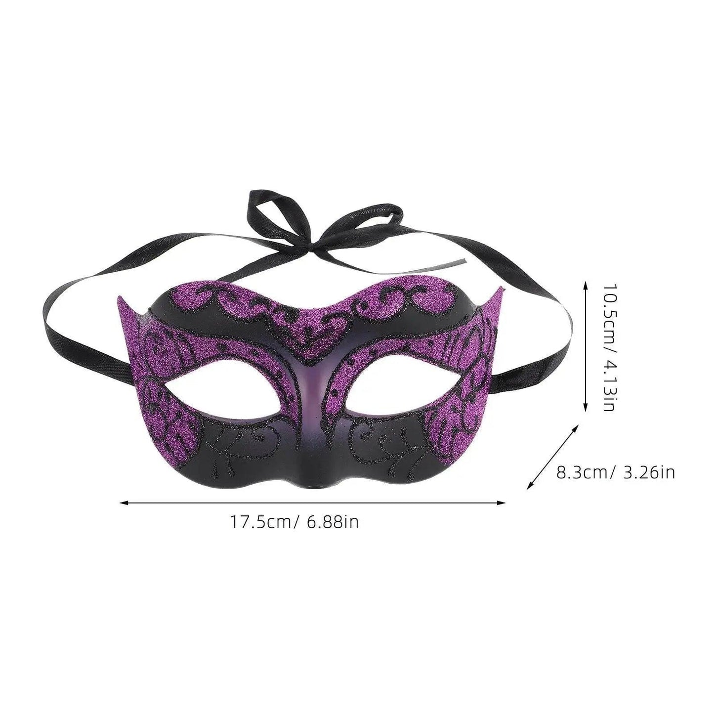  Glam Masquerade Mask Venetian Half Face Toyland EU -  ToylandEU™