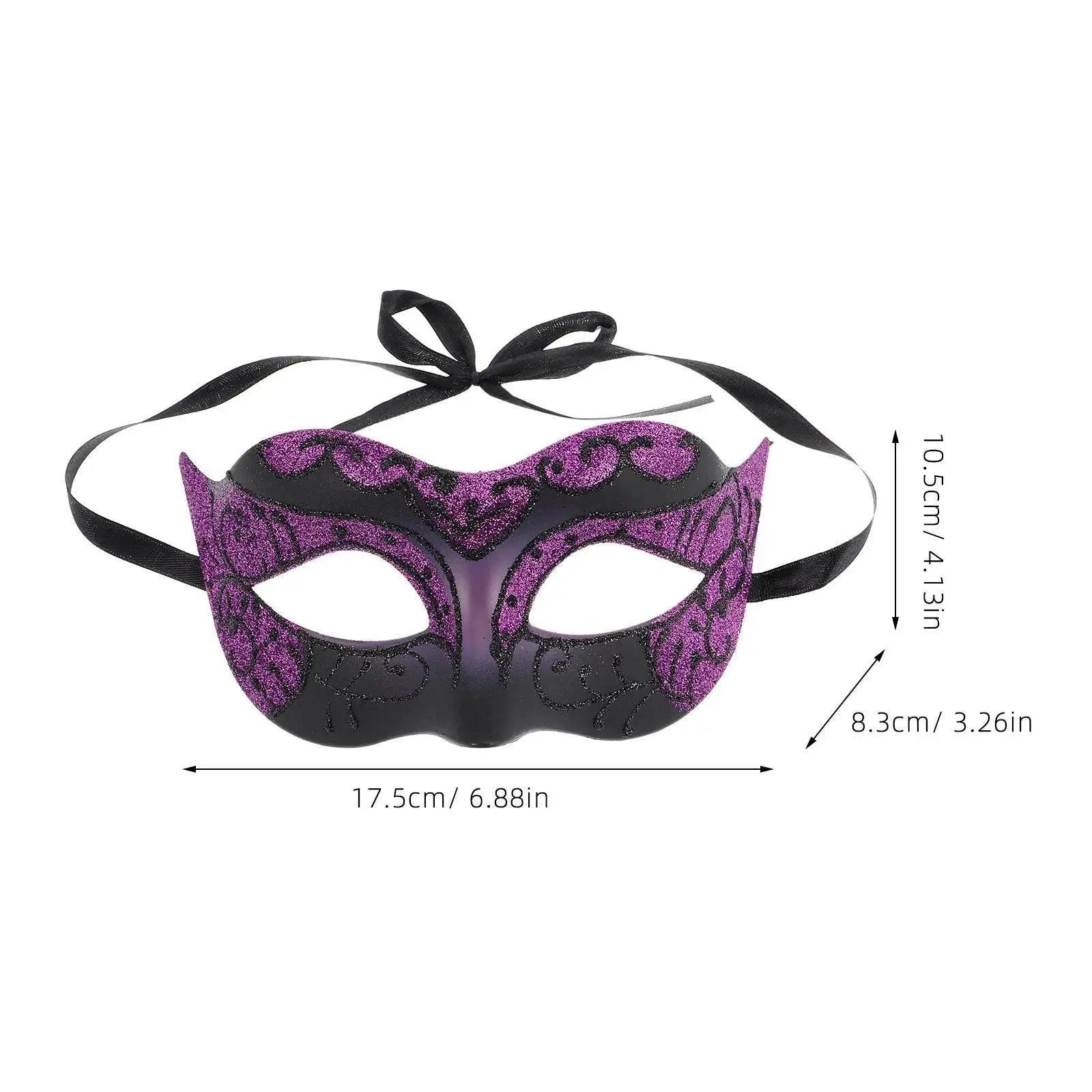  Glam Masquerade Mask Venetian Half Face Toyland EU -  ToylandEU™