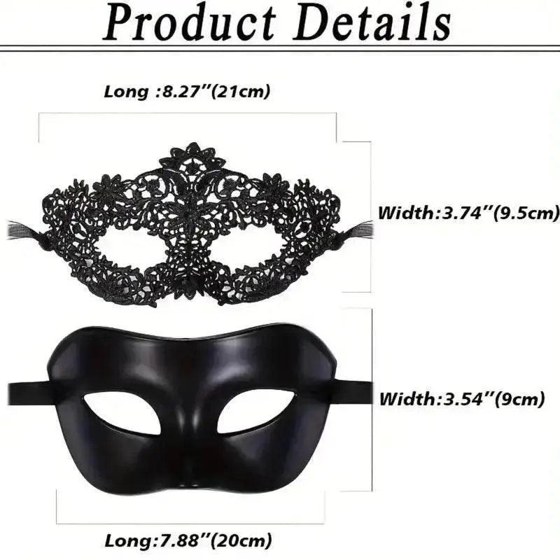  Glamorous Masquerade Mask Set Toyland EU -  ToylandEU™