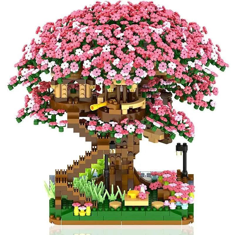  Gleaming Sakura Tree Blocks LED Ornament Toyland EU -  ToylandEU™
