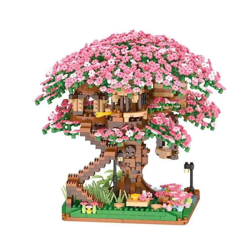  Gleaming Sakura Tree Blocks LED Ornament Toyland EU -  ToylandEU™
