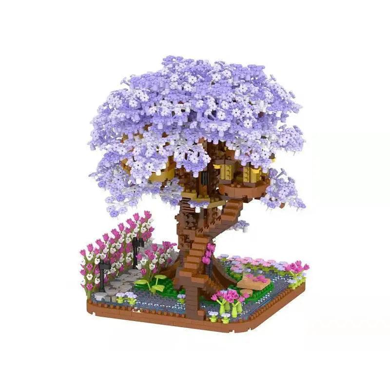  Gleaming Sakura Tree Blocks LED Ornament Toyland EU -  ToylandEU™