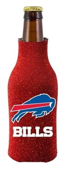  Buffalo Bills Glitter Red Bottle Holder Insulated 12oz -  ToylandEU™