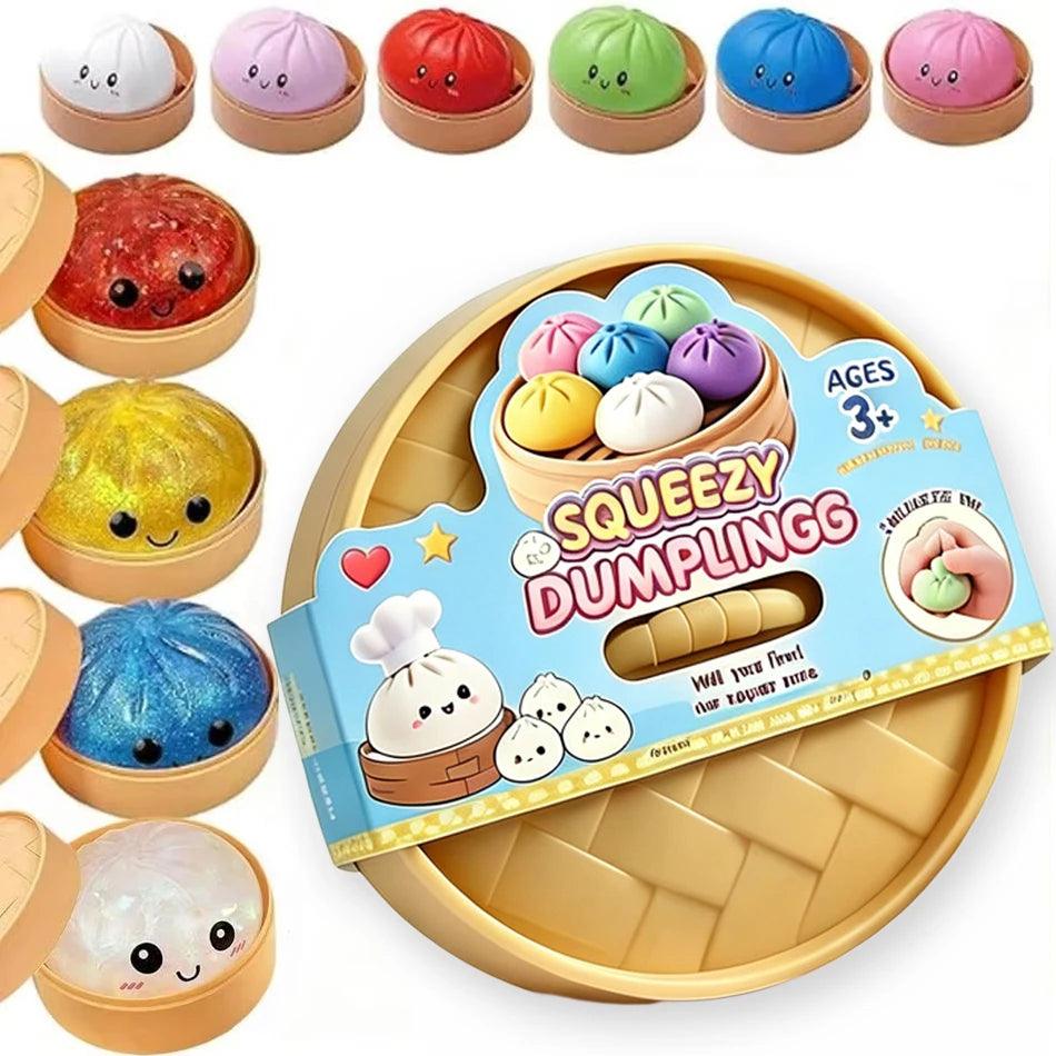 Glitter Dumpling Squishies | Blind Box 10 Colors | Toylandeu™
