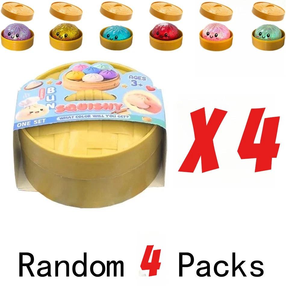 Glitter Dumpling Squishies | Blind Box 10 Colors | Toylandeu™