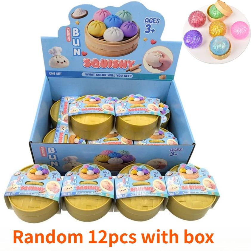 Glitter Dumpling Squishies | Blind Box 10 Colors | Toylandeu™