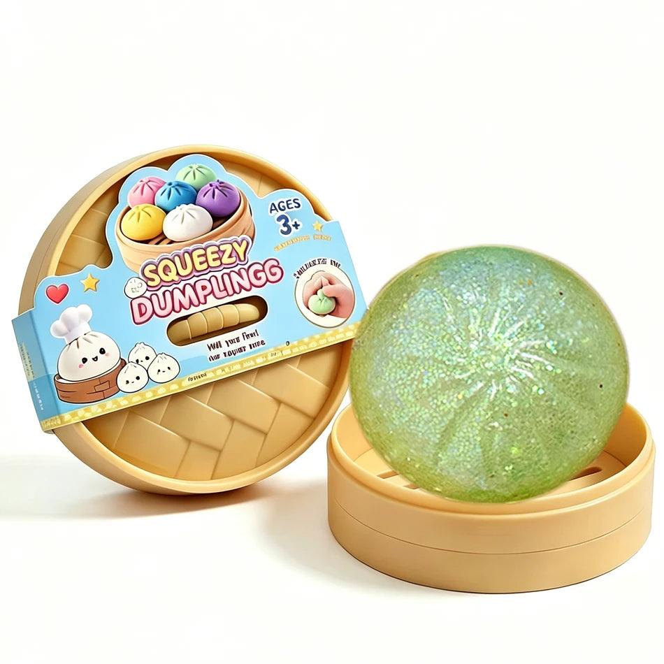 Glitter Dumpling Squishies | Blind Box 10 Colors | Toylandeu™