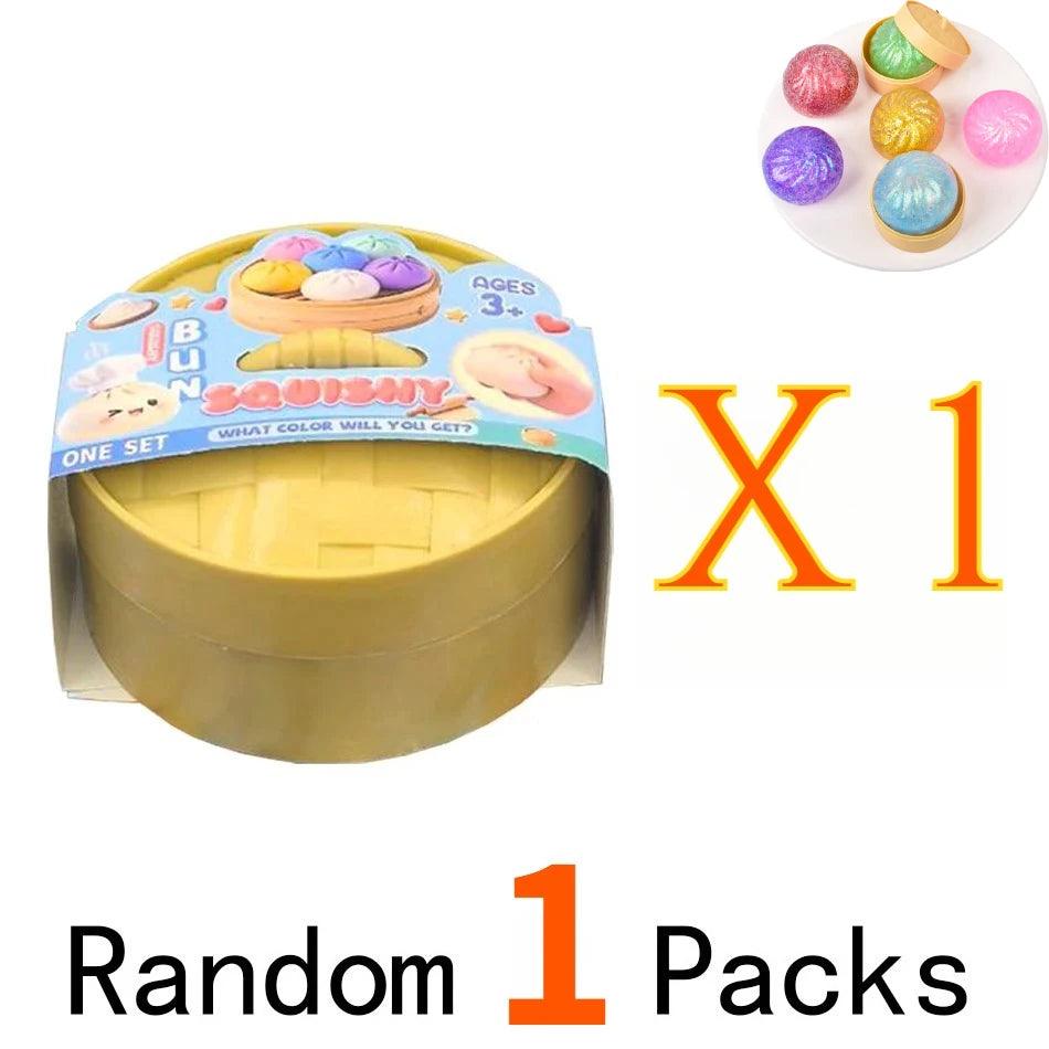 Glitter Dumpling Squishies | Blind Box 10 Colors | Toylandeu™