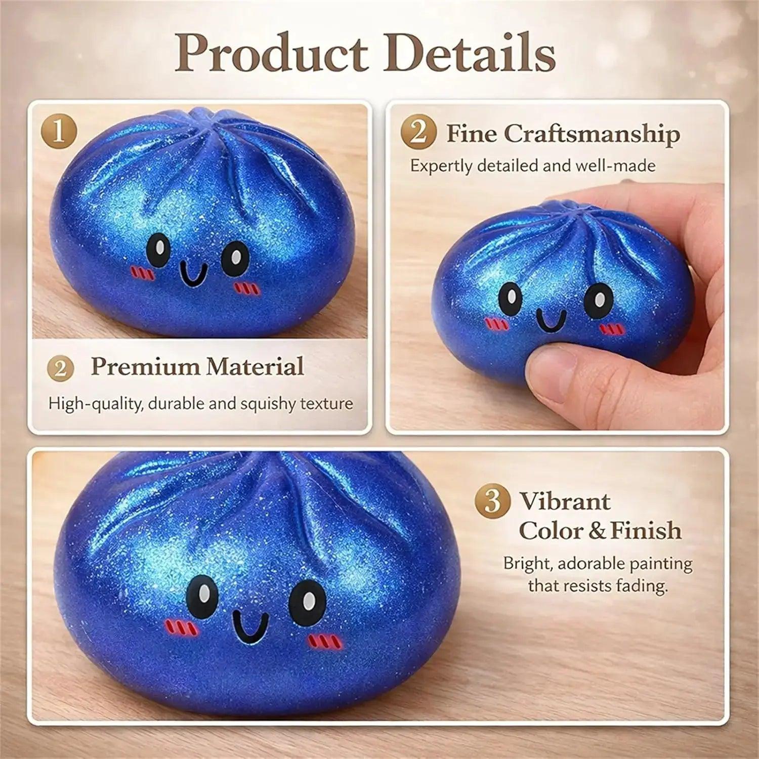  Glitter Dumpling Squishy Toy For Stress Relief Box -  ToylandEU™